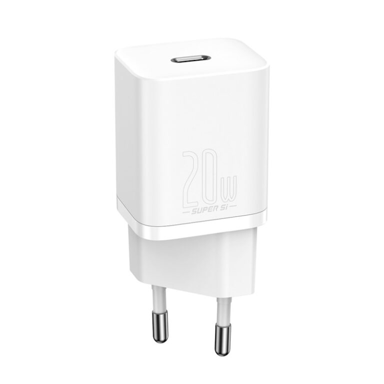 Baseus Oplader Super Si PD 20W 1x USB-C Hvid