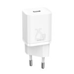 Baseus Oplader Super Si PD 25W 1x USB-C Hvid + USB-C - USB-C Kable - Billede 2
