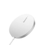 Baseus trådløs oplader Simple Mini 3, 15W, sølv, MagSafe