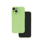 iPhone 13 Pro Silikone Mag Cover - Mint grøn
