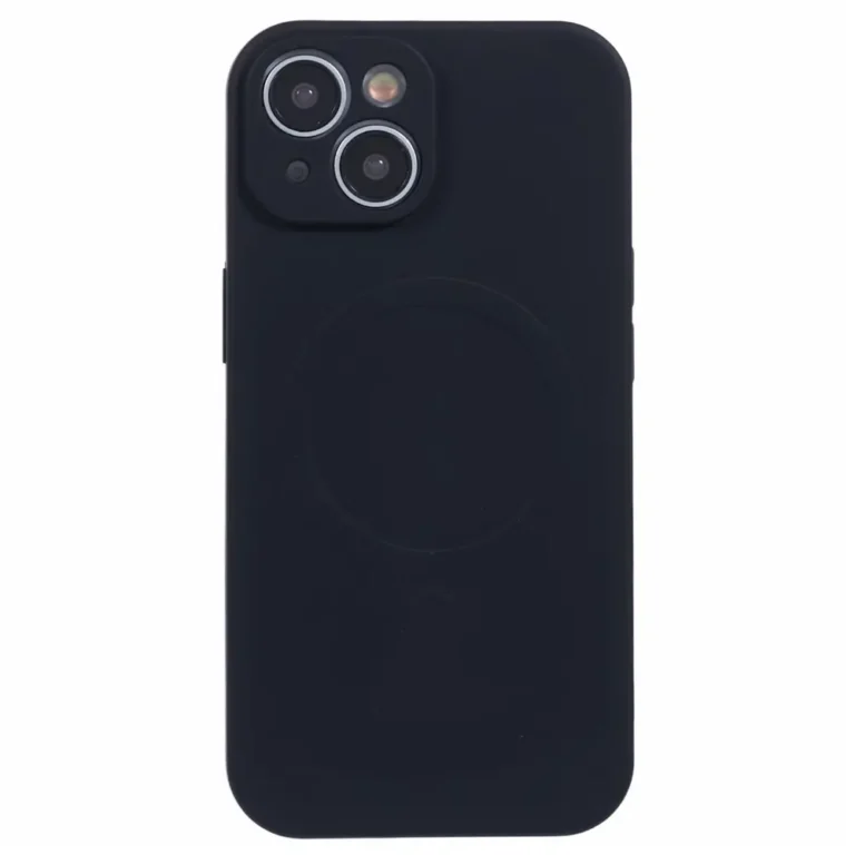 iPhone 14 Plus Silikone Mag Cover - Sort