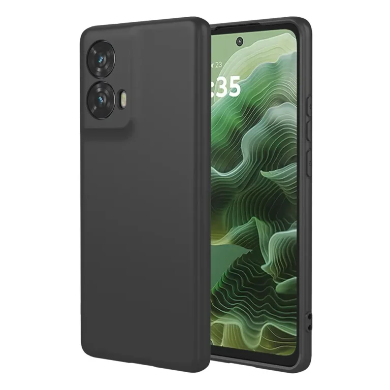 Motorola G35 Silikone cover - Sort