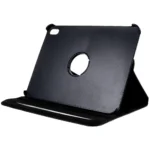 iPad 10.9 Anti-Tab Cover m. Elastik (2025/2022) – Sort åben stående