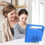 iPad 10.9 Børnevenligt Cover (2025/2022) – Blå mor og datter