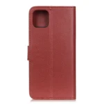 iPhone 12 / 12 Pro Flip Cover m. Kortholder – Brun Bagside