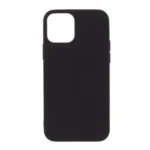 iPhone 12 / 12 Pro Silikone Cover Sort - bagside