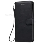 iPhone 12 Pro Max Flip Cover m. Kortholder – Sort forside