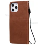 iPhone 12 Pro Max Flip Cover m. Kortholder – Brun bagside