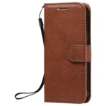 iPhone 12 Mini Flip Cover m. Kortholder – Brun front
