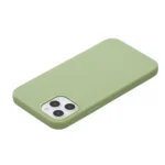 iPhone 12 / 12 Pro Silikone Cover - Mintgrøn liggende kamera