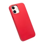 iPhone 12 / 12 Pro Silikone Mag Cover - Rød bagside