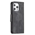iPhone 13 Pro Flip Cover m. Kortholder – Sort bagside