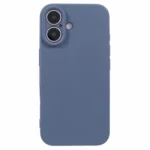 iPhone 16 Silikone Cover - Blå bagside lige