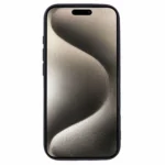 iPhone 16 Silikone Cover - Sort front