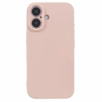 iPhone 16 Silikone Cover - Beige bagside lige