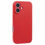 iPhone 16 Silikone Cover - Rød bagside