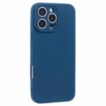 iPhone 16 Pro Silikone Cover - Blå bagside