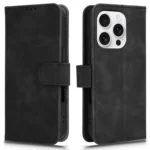 iPhone 16 Pro Flip Cover m. Kortholder – Sort for og bagside
