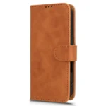iPhone 16 Pro Flip Cover m. Kortholder – Brun forside