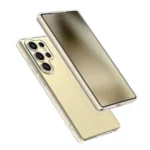 Samsung Galaxy S25 Ultra Cover 2 mm - gennemsigtig for og bagside