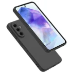 Samsung Galaxy A36 Silikone cover - Sort skrå