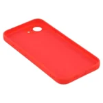 iPhone 16e Silikone Cover Rød - Liggende