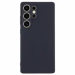: Samsung Galaxy s25 ultra Silikone cover - Sort Bagside