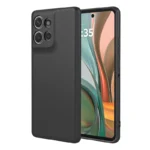 Motorola G75 Silikone cover - Sort