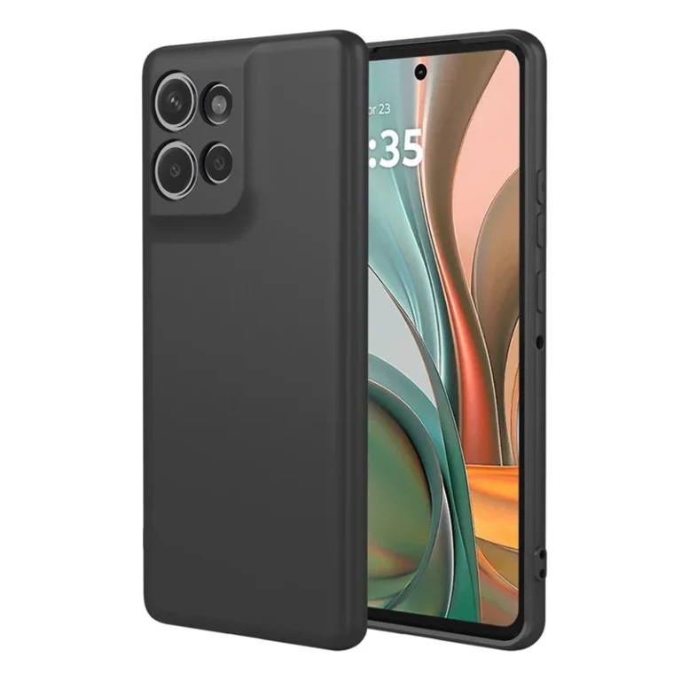 Motorola G75 Silikone cover - Sort