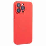 iPhone 14 Pro Silikone Mag Cover - Rød