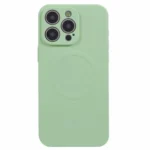 iPhone 14 Pro Silikone Mag Cover - Mint grøn bagside