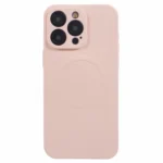 iPhone 14 Pro Silikone Mag Cover - Pink bagside
