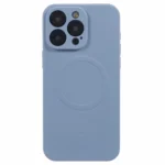iPhone 14 Pro Silikone Mag Cover - Blå bagside