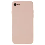 iPhone 7 / 8 / SE 2020 / SE 2022 Silikone Cover - beige Bagside lige
