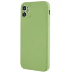 iPhone 11 Silikone Cover - mintgrøn bagside skrå