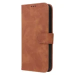 iPhone 15 Pro Max PU-læder Flip Cover m. Kortholder – Brun - Billede 2
