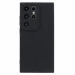 Samsung Galaxy s24 ultra Silikone cover Sort - Bagside