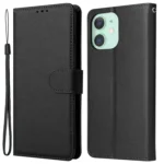 iPhone 11 Flip Cover m. Kortholder – sort for og bagside