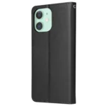 iPhone 11 Flip Cover m. Kortholder – sort bagside