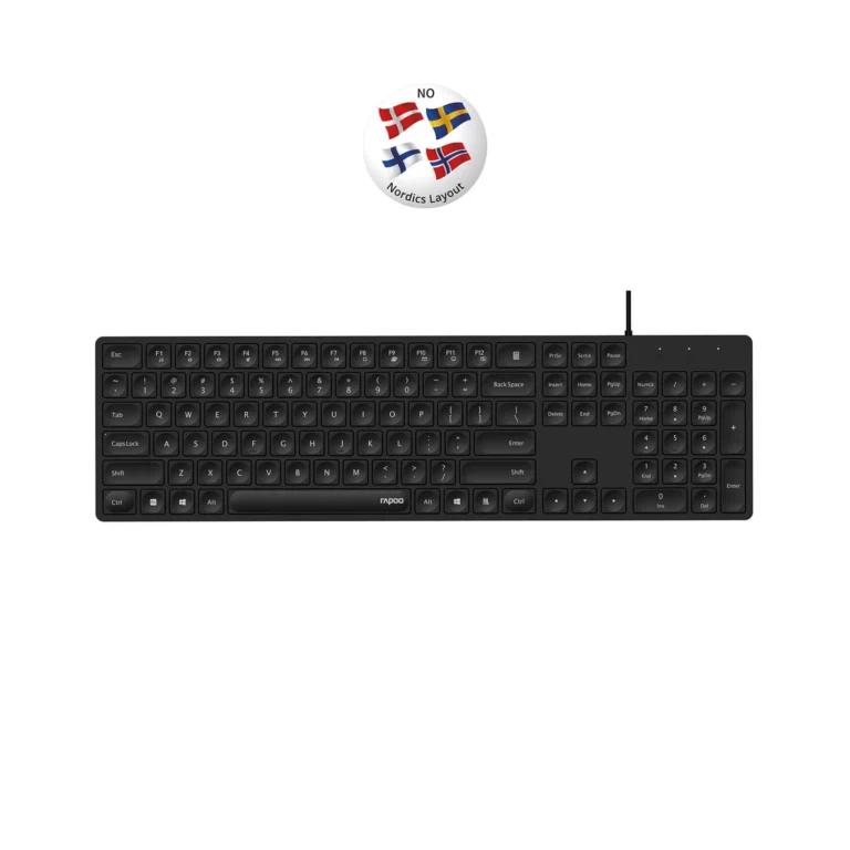 RAPOO Tastatur NK8020 nordic