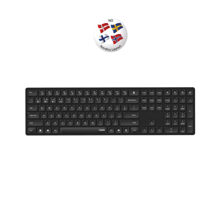 RAPOO Tastatur E8020 Front