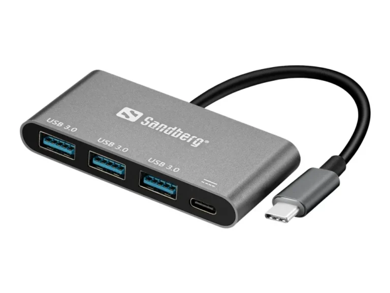 Sandberg USB-C to 3xUSB 3.0 Hub + PD