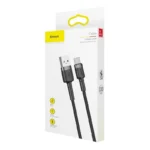 Baseus kabel USB til USB-C 1 m Sort 3A