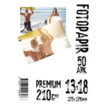 Papir, 13x18 210g Glossy Premium Foto Papir