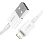 Baseus kabel USB til Lightning 1 m hvid 2,4A - Billede 2
