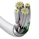 Baseus kabel USB til Lightning 1 m hvid 2,4A - Billede 3