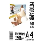 Papir, A4 150g Glossy Premium Foto Papir