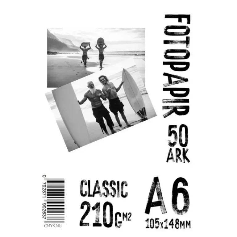 Papir, A6 210g Glossy Foto Papir