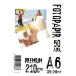Papir, A6 210g Glossy Premium Foto Papir