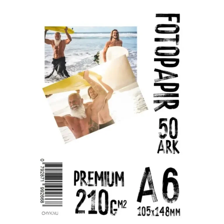 Papir, A6 210g Glossy Premium Foto Papir